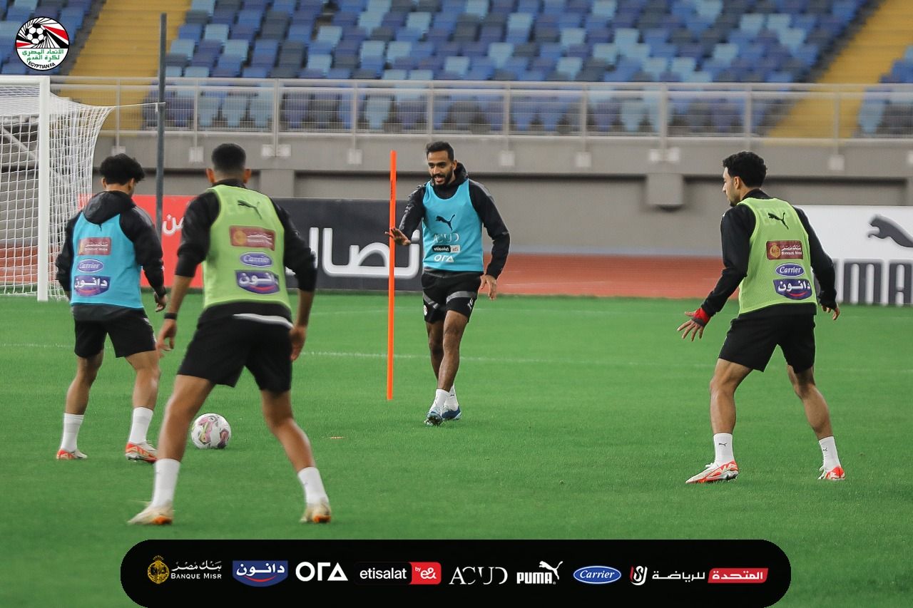 منتخب مصر يخوض تدريباته باستاد مصر استعدادا لأمم أفريقيا (صور)