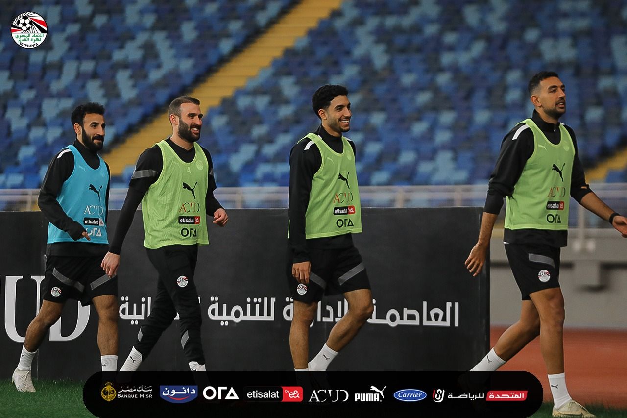 منتخب مصر يخوض تدريباته باستاد مصر استعدادا لأمم أفريقيا (صور)