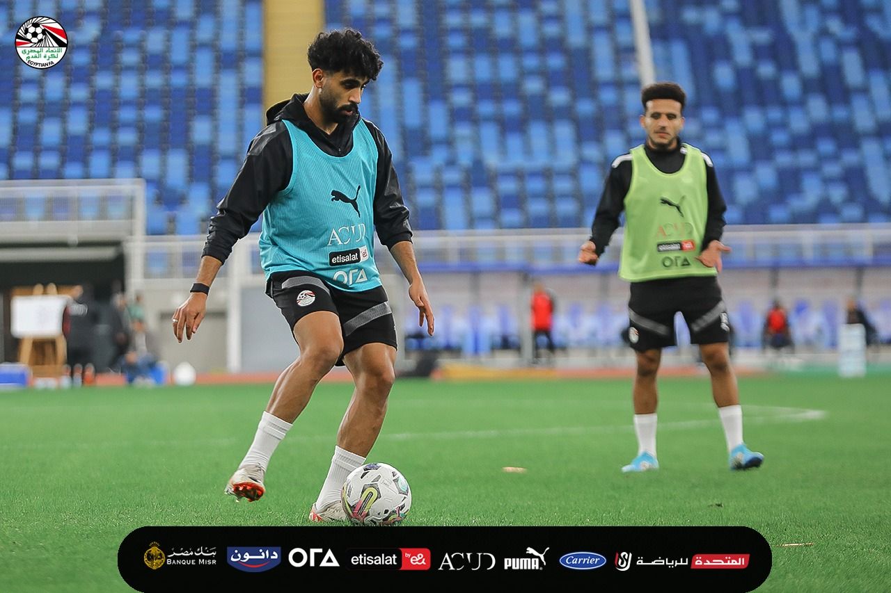 منتخب مصر يخوض تدريباته باستاد مصر استعدادا لأمم أفريقيا (صور)