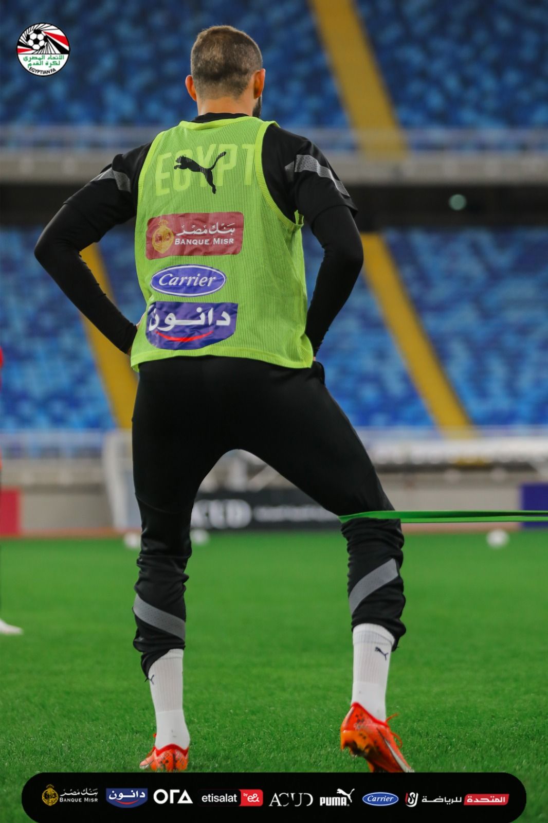 منتخب مصر يخوض تدريباته باستاد مصر استعدادا لأمم أفريقيا (صور)