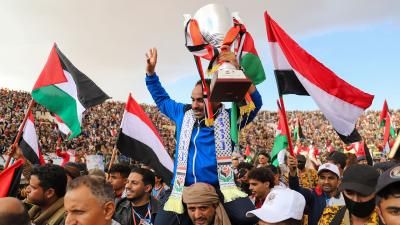 أخبار اليمن : صنعاء تحتفي بمنتخب الناشئين "بطل غرب آسيا"