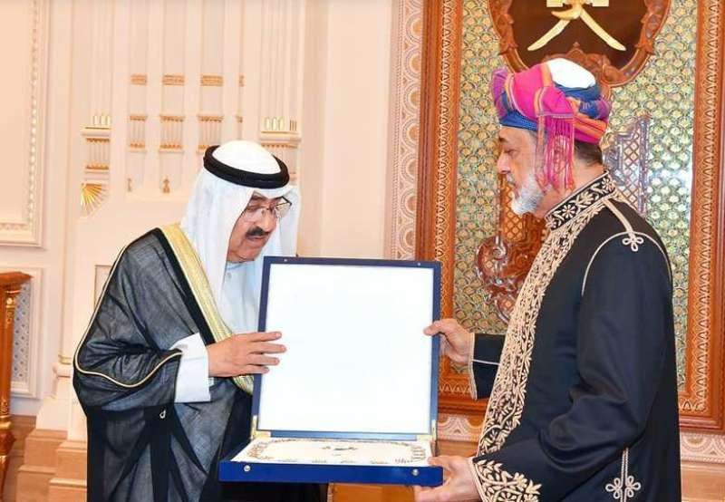 سلطان عمان وأمير الكويت يبحثان مختلف جوانب التعاون الثنائى