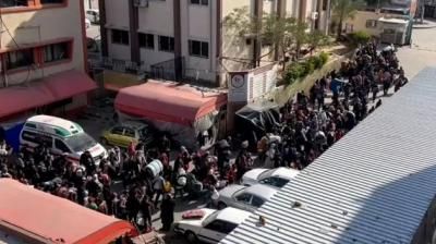 أخبار اليمن : الاحتلال يقتحم مجمع ناصر الطبي