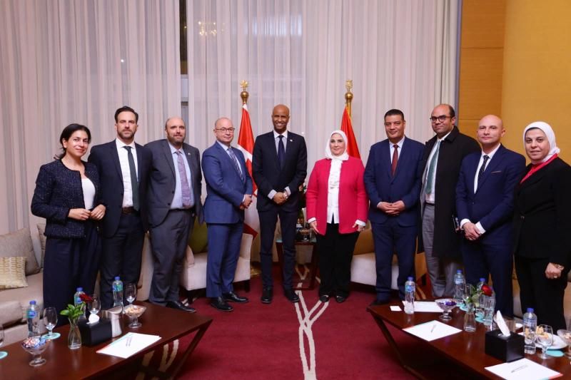 وزيرة التضامن تلتقي وزير التنمية الدولية الكندي