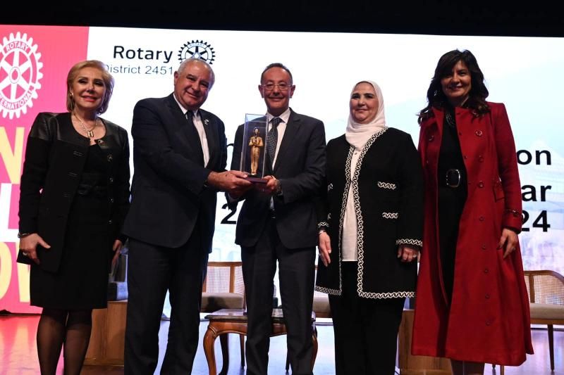 وزيرة التضامن تشهد الندوة السنوية للمؤسسة الروتارية تحت عنوان ”دور المجتمع المدني...