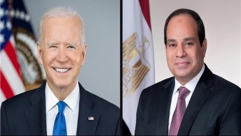 بايدن يشيد بجهود مصر لاستعادة الاستقرار في الإقليم وإدخال المساعدات لغزة