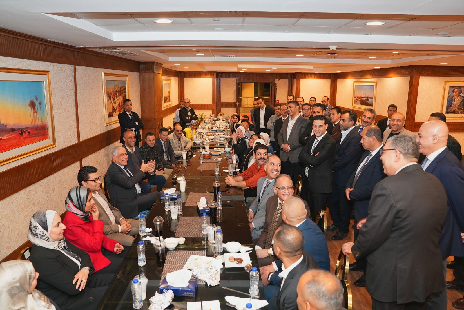 النائب العام يشهد إفطار رمضان مع موظفى النيابة العامة