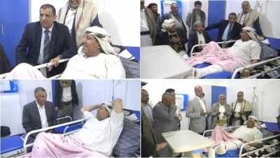 أخبار اليمن : الأمين العام يطمئن على صحة عضو اللجنة العامة علي المقدشي
