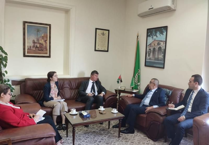 رئيس قطاع فلسطين والأراضي العربية المُحتلّة يلتقي سفير بلجيكا لدى جمهورية مصر...