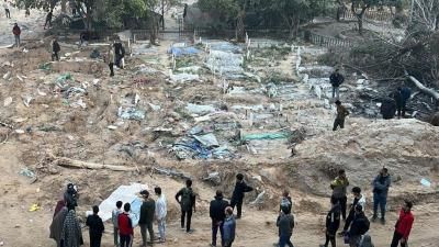 أخبار اليمن : العثور على 3 مقابر جماعية جديدة في مجمع الشفاء