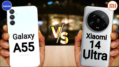 سامسونج ولا شاومي.. مقارنة شاملة بين هاتفي Samsung Galaxy A55 وهاتف Xiaomi 14 Ultra..التفاصيل!