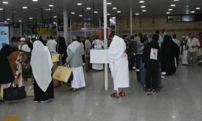 أخبار اليمن : مغادرة 1093 حاجاً يمنياً إلى الأراضي المقدسة