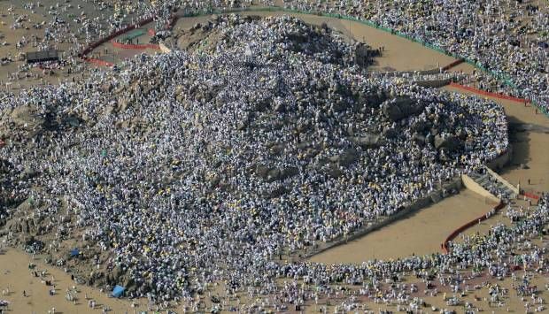 من كل فج عميق.. ضيوف الرحمن على صعيد عرفات (فيديو)