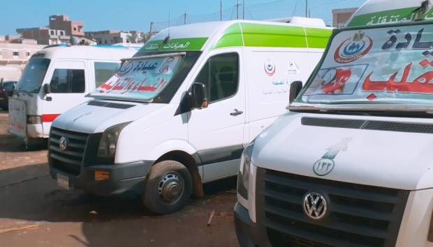 فحص 1575 مواطنًا في قافلة طبية ضمن «حياة كريمة» بالشرقية