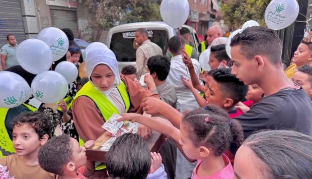 بالألعاب والهدايا.. التحالف الوطني يشارك الأطفال فرحتهم بعيد الأضحى