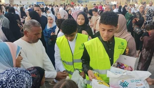 بالهدايا والبلالين.. أمانة التحالف الوطني تحتفل بالعيد في بورسعيد