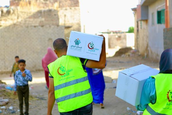 التحالف الوطني يواصل توزيع لحوم الأضاحي في ثاني أيام العيد (صور)