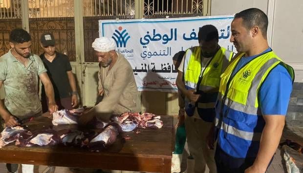 التحالف الوطني للعمل التنموي: وفرنا لحوم الأضاحي للأسر الأولى بالرعاية