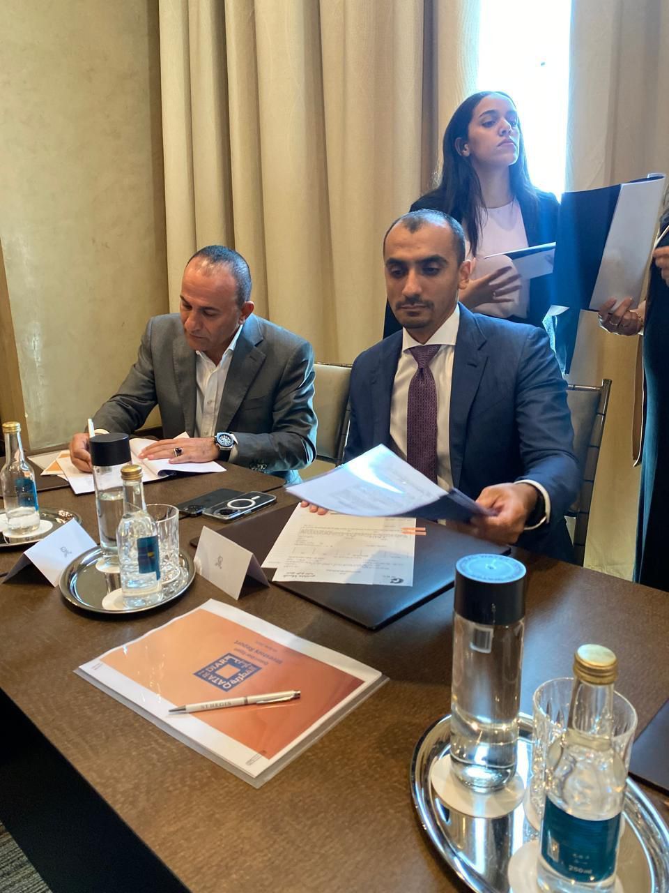 التوقيع على توسعة الشراكة الاستراتيجية بين شركة العرجاني والديار القطرية