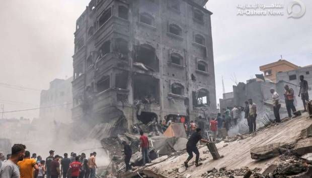 القاهرة الإخبارية: 10 شهداء في قصف إسرائيلي استهدف جنوب غزة ومخيم النصيرات