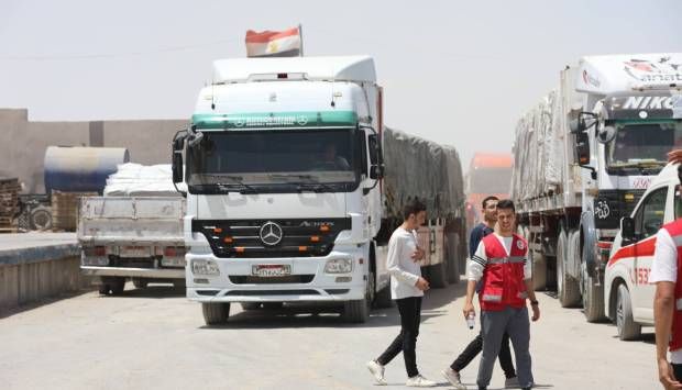 مصدر رفيع المستوى: مصر نسقت مع الأمم المتحدة لدخول 2272 شاحنة إلى غزة