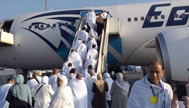 اليوم .. مصر للطيران تسير 24 رحلة لنقل الحجاج من الأراضي المقدسة