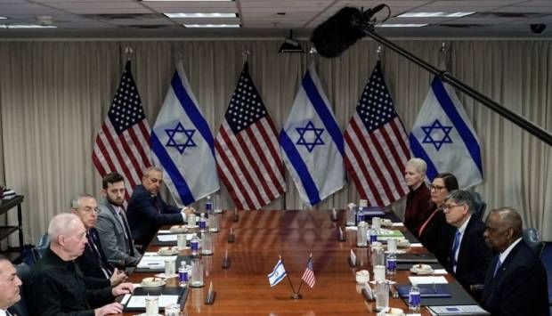 «القاهرة الإخبارية»: مناقشات أمريكية بشأن شحنة الأسلحة المعلقة لإسرائيل