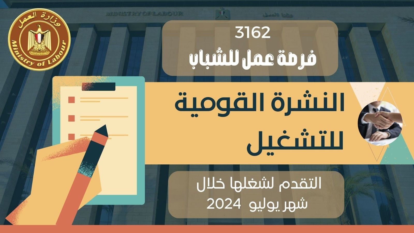 6 آلاف جنيه.. «العمل» تعلن عن 3162 وظيفة في 45 شركة (الشروط والتقديم)