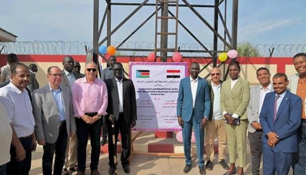 وزير الري الجنوب سوداني يشكر مصر على إنشاء وحدة القياس بمدينة بور