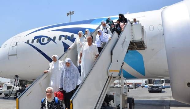 مصر للطيران تسير 22 رحلة جوية من الأراضي المقدسة غدا