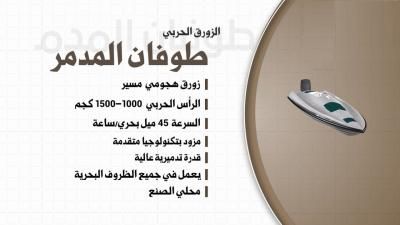 أخبار اليمن : صنعاء تزيح الستار عن زورق "طوفان المدمر"