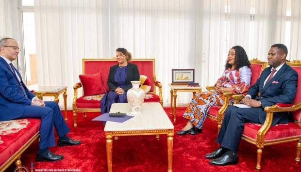 سفير مصر بالكونجو يهنئ وزيرة الدولة للشئون الخارجية والتعاون الدولي بمنصبها