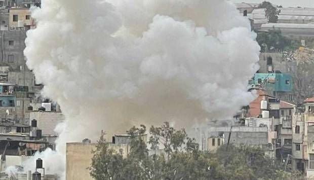 عاجل.. انفجار في مخيم نور شمس بالضفة الغربية