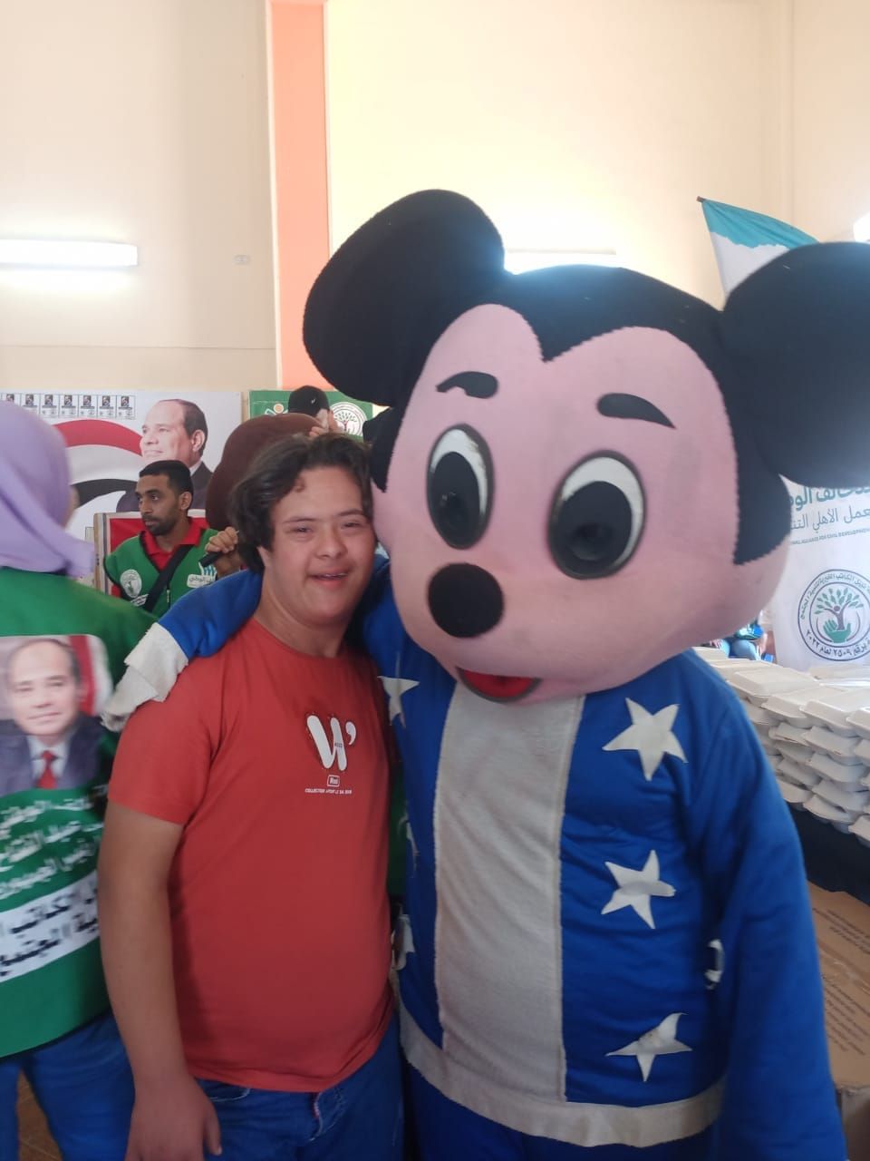 التحالف الوطني ينظم احتفالية لمتحدي الاعاقة في محافظة البحيرة