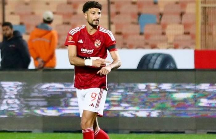 وسام أبو علي يضاعف تقدم الأهلي على الداخلية من ركلة جزاء