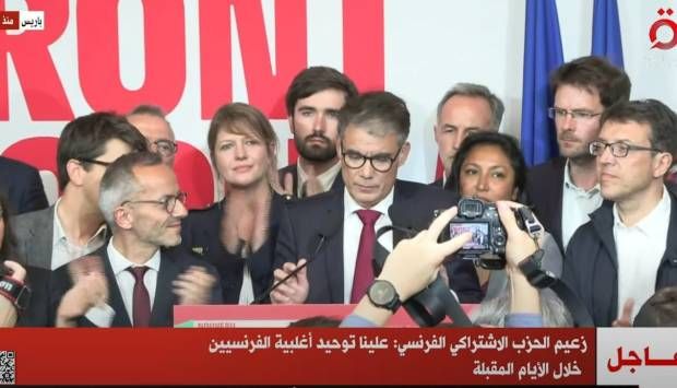 زعيم الحزب الاشتراكي الفرنسي: يجب عدم الاستمرار في سياسات ماكرون