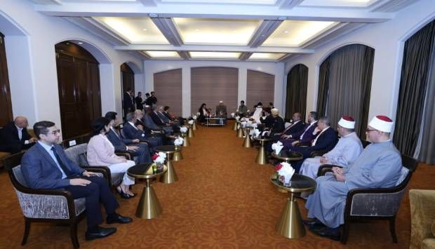 شيخ الأزهر يؤكد دور سفراء الدول العربية في التعريف بالقضية الفلسطينية