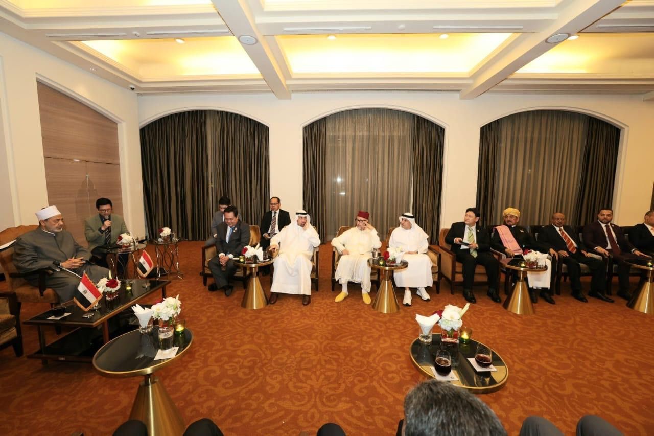 شيخ الأزهر يؤكد دور سفراء الدول العربية في التعريف بالقضية الفلسطينية