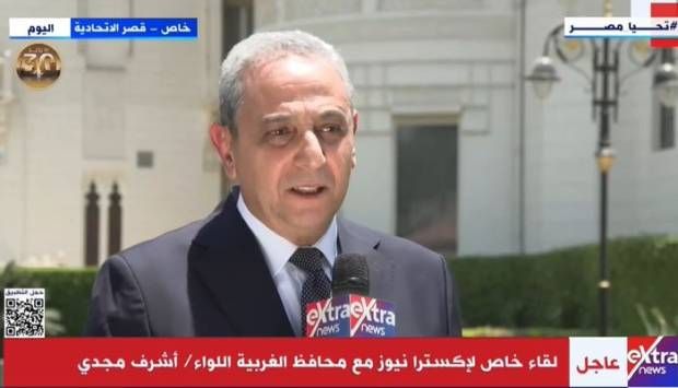 محافظ الغربية يتابع تجميل عروس الدلتا بزارعة أشجار الزينة