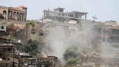 أخبار اليمن : شهيدان و7 جرحى باستهداف منازل في تعز