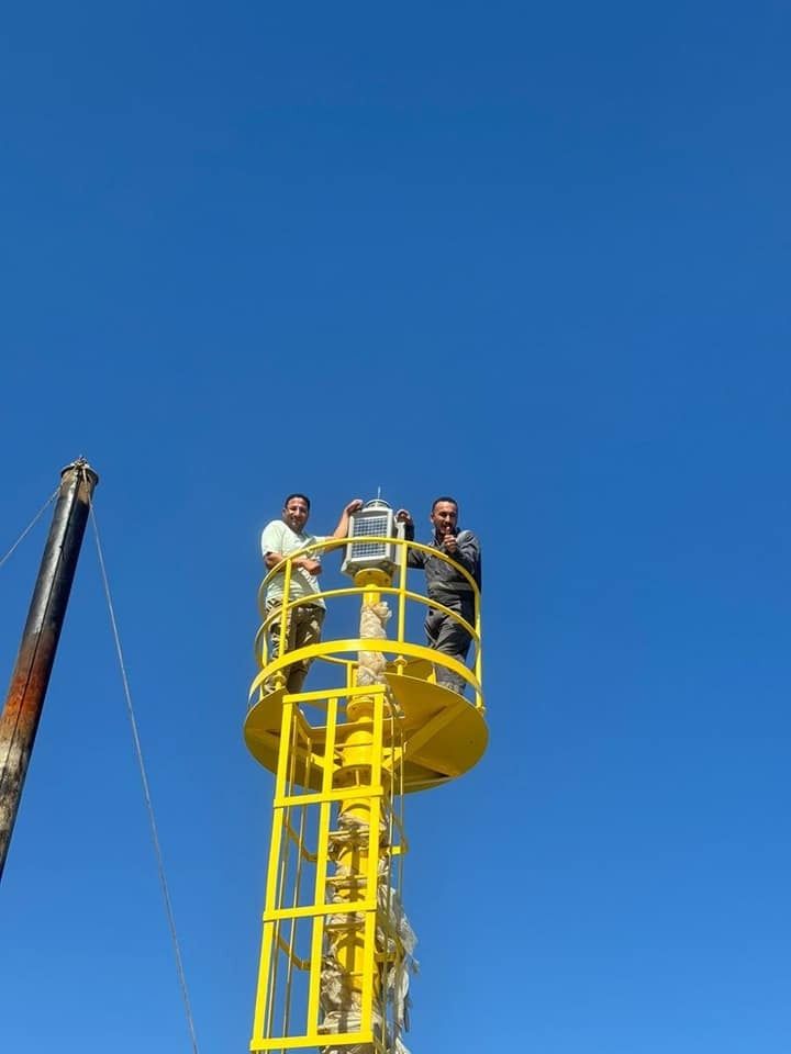 بدء تشغيل المساعدات الملاحية والمحطة متعدد الأغراض بميناء سفاجا (صور)