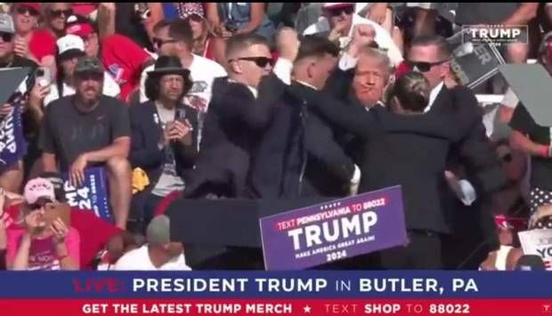 تحييد مطلق النار في التجمع الانتخابي لترامب بواسطة قناص