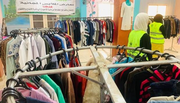 التحالف الوطني يُقيم معرض ملابس لأهالي قرى المحلة الكبرى «صور»