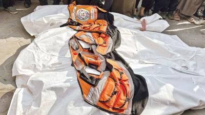 أخبار اليمن : ارتفاع عدد شهداء الدفاع المدني بغزة إلى 79