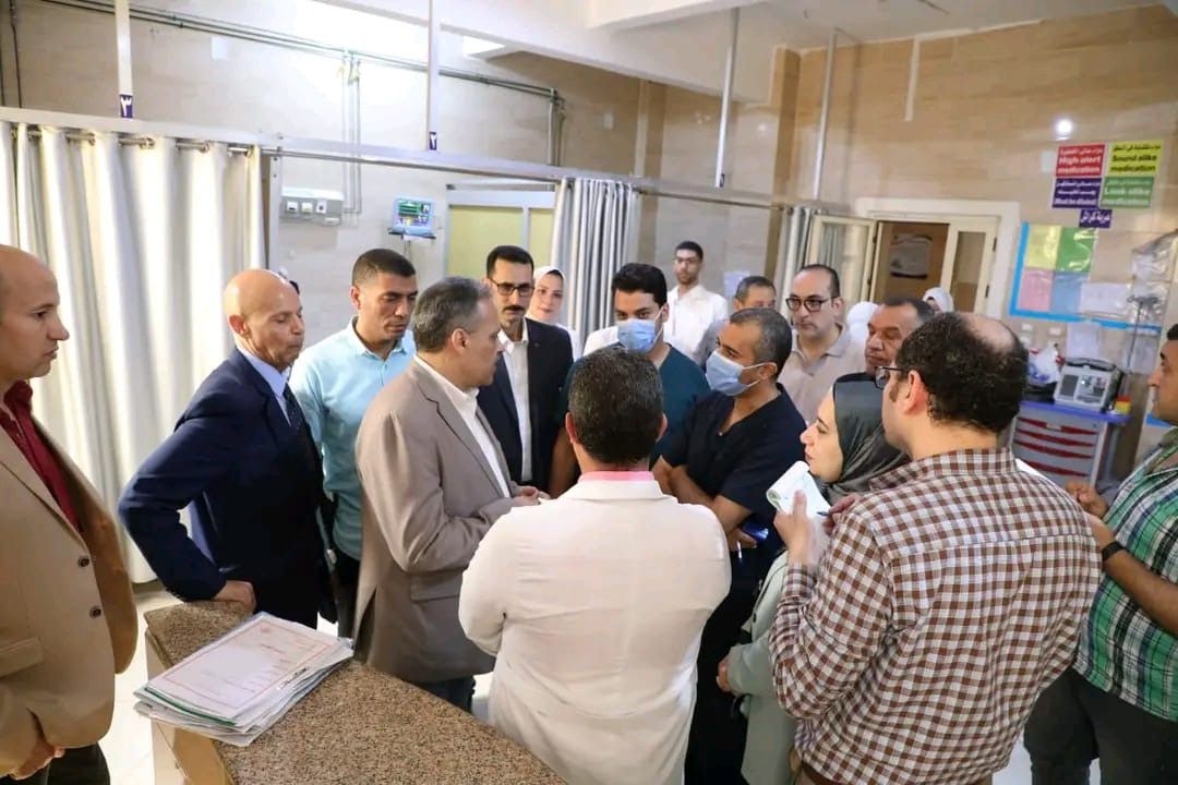 محافظ الشرقية يتفقد مستشفى ههيا ويوجه بزيادة أطباء الأشعة لسد العجز