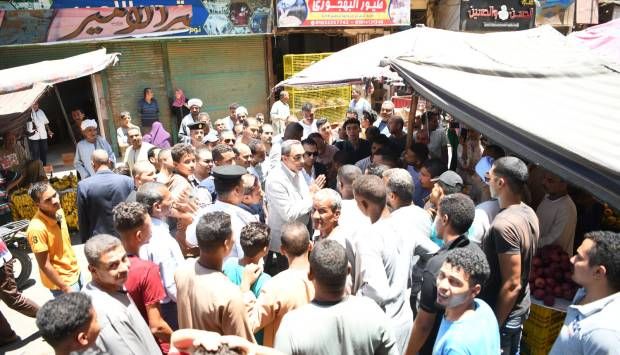 تحركات وتوجيهات لضبط الأسواق والأسعار.. محافظ قنا في قلب الحدث