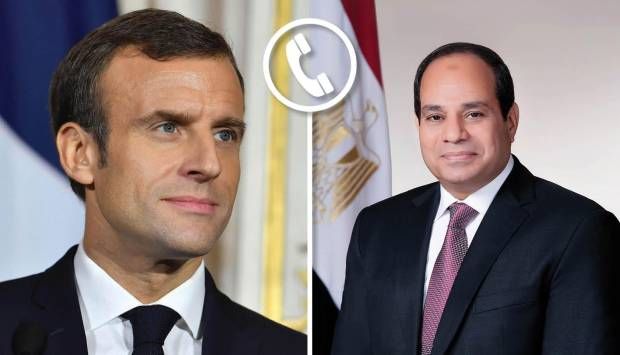 عبر اتصال هاتفي.. ماكرون يثمن لـ الرئيس السيسي جهود مصر منذ اندلاع أزمة غزة