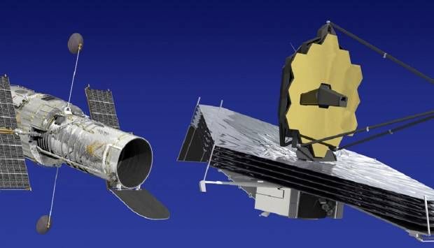 «البطريق والبيضة».. ناسا تنشر صورا مذهلة للمجرات التقطها تلسكوبي هابل وويب