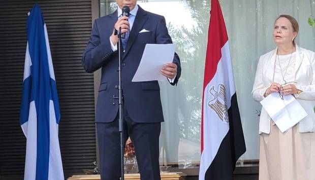 خلال الاحتفال بالعيد القومي.. فنلندا تقدر دور مصر المحوري فى دعم الاستقرار
