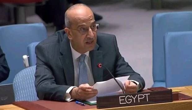 مندوب مصر بالأمم المتحدة: نرفض سيطرة إسرائيل على الجانب الفلسطيني لمعبر رفح